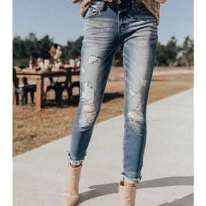 KanCan distressed skinnies